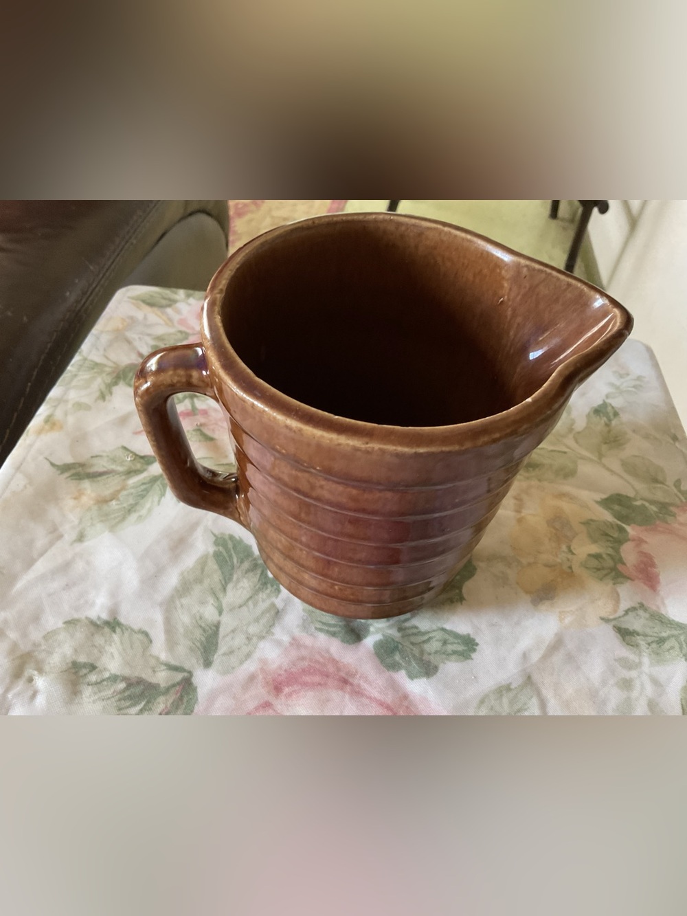 Vintage Western/ Monmouth Horizontal  bands Pitcher